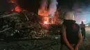 Nabatiyeh merupakan sebuah kota penting di Lebanon selatan yang terletak sekitar 12 kilometer dari perbatasan dengan Israel. (Abbas FAKIH/AFP)