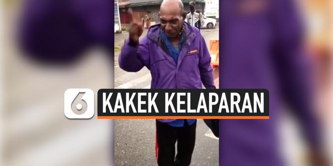 VIDEO: Kisah Pilu, Kakek Menangis karena Kelaparan