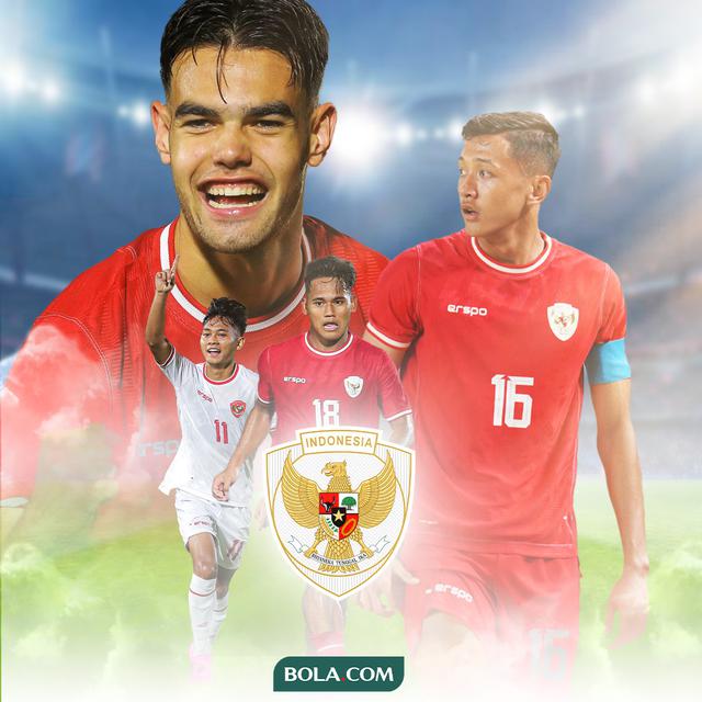 Timnas Indonesia - Riski Afrisal, Toni Firmansyah, Dony Tri, Jens Raven