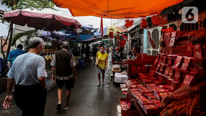 Kawasan Glodok  Petak Sembilan Jelang Perayaan Imlek