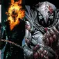 Karakter film Marvel: Blade, Ghost Rider, dan Moon Knight. (squareeyed.tv)