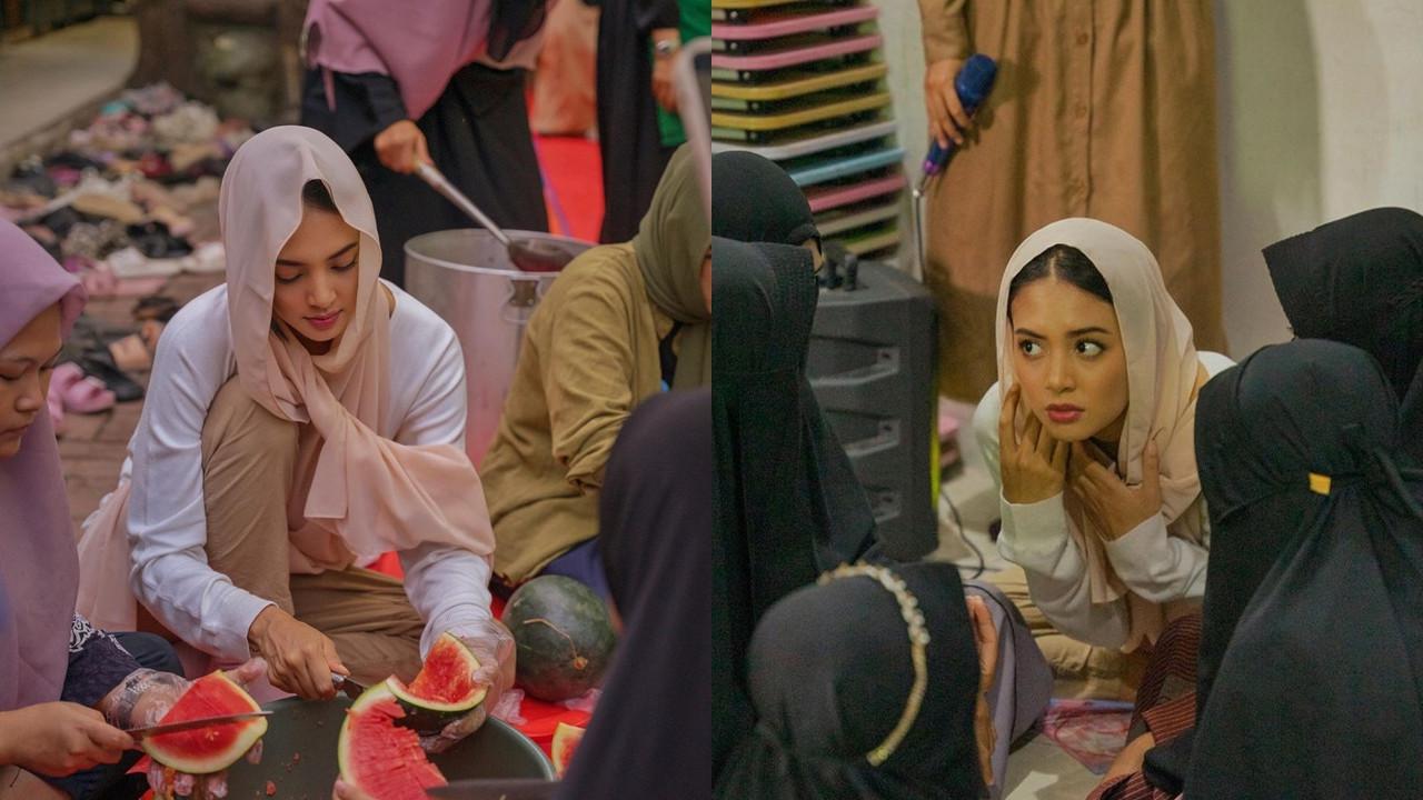 Aurelie Moeremans Kunjungi Pesantren