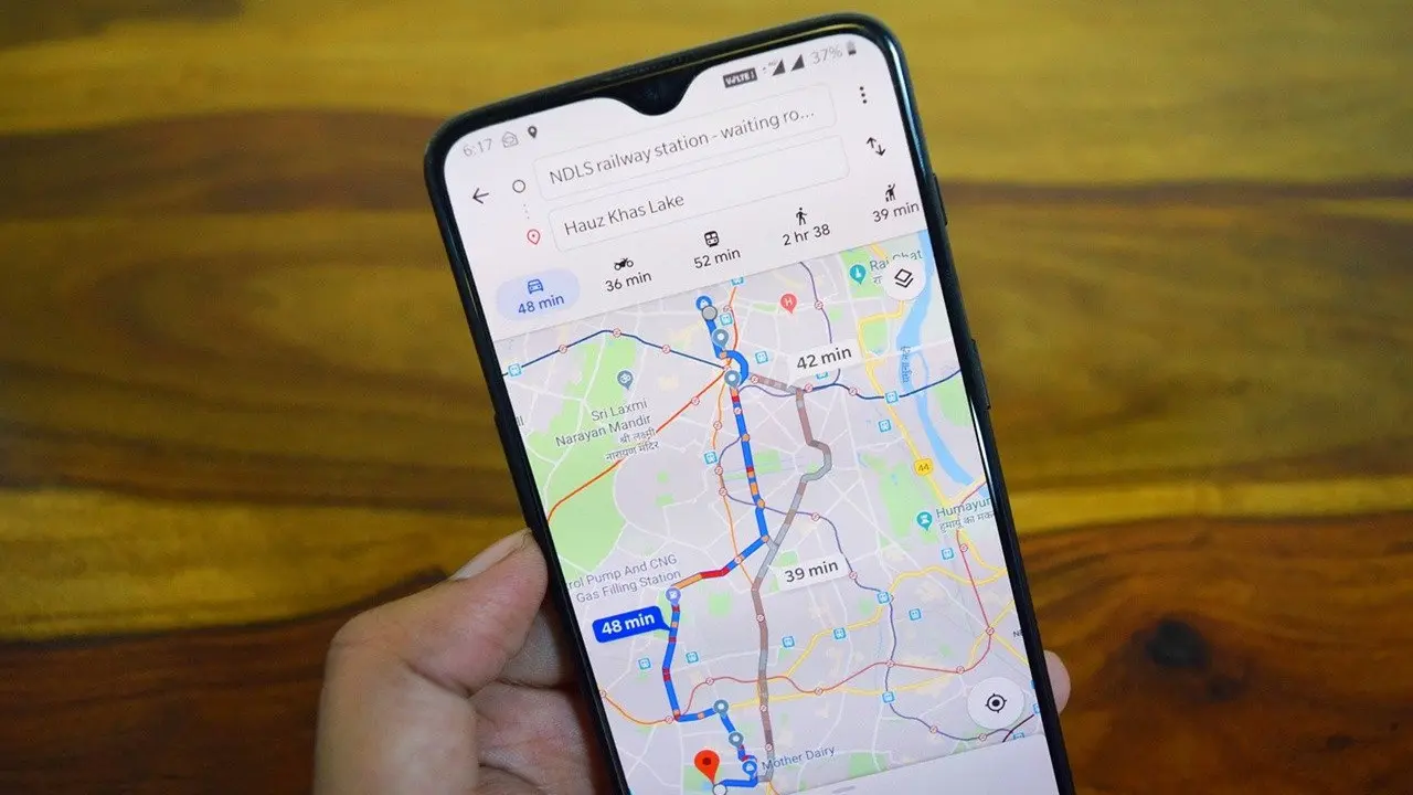 ilustrasi google maps