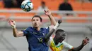 Beberapa kali pemain Senegal U-17 mengandalkan serangan-serangan balik ke pertahanan Prancis U-17. (AP Photo/Dita Alangkara)