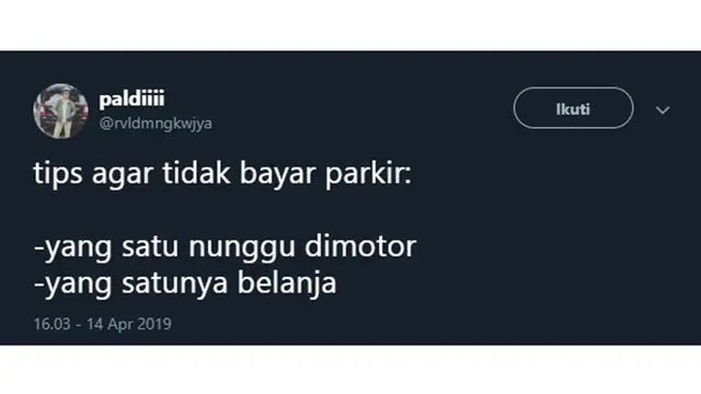 tips tidak bawa parkir