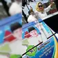 Siti Masitha Soeparno dan Amir Mirza bakal mencalonkan Pilkada Tegal 2018. (Liputan6.com/Pelek Wahyu)