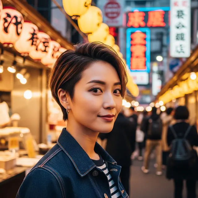 Pixie Cut ala Wanita Anime