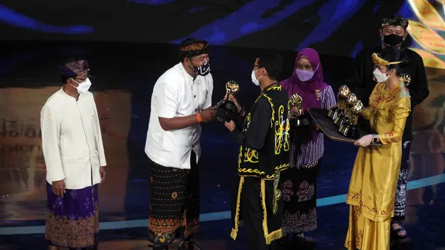 Menteri Pariwisata dan Ekonomi Kreatif Sandiaga Uno di acara Desa Wisata Indonesia 2021