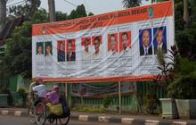 Spanduk Pilkada Bekasi dipublikasikan