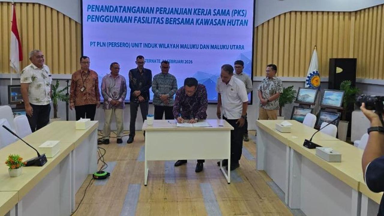 PLN dan PBPH Bersinergi Dorong Percepatan Pembangunan Jaringan Listrik Desa di Maluku Utara