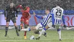 Gol semata wayang Bayern Muenchen diciptakan oleh Kingsley Coman yang mendapat ruang tembak cukup terbuka dari luar kotak penalti. (Foto: AP/Pool/John MacDougall)