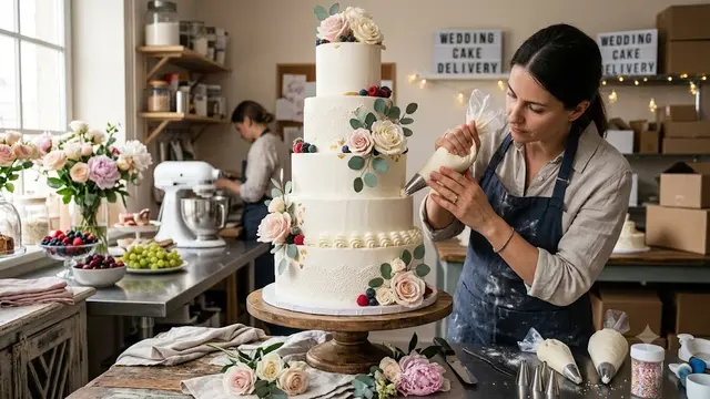 Dekorasi kue dengan whipped cream