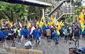 Ada 2 Demo Mahasiswa di Jakpus Hari Ini, Ratusan Personel Siaga