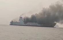 Kronologi KMP Batumandi Terbakar saat Hendak Bersandar di Pelabuhan Merak