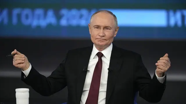 Presiden Rusia Vladimir Putin pada 19 Desember 2024.