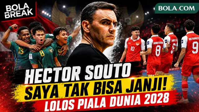 Bola Break: Hector Souto Bicara Target Piala Dunia Futsal 2028, Tak Berani Janji Indonesia Lolos