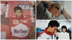 Imutnya masa kecil Rio Haryanto saat balapan karting. (Bola.com/Dok.pribadi)