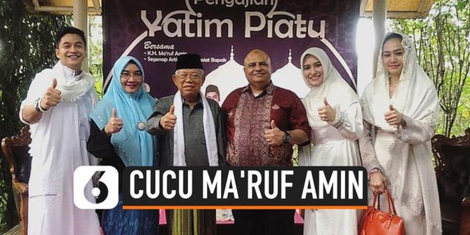 VIDEO: Potret Kebersamaan Adly Fairuz Bersama Sang Kakek, Ma'ruf Amin