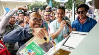 Peluncuran program Green Movemement UCO yang dilaksanakan dalam rangkaian acara MyPertamina Fair Show 2024 dibuka Direktur Utama Pertamina Patra Niaga, Riva Siahaan di Istora Senayan Jakarta.
