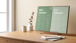 Ilustrasi kalender 2026 (Foto: Reve Art AI)