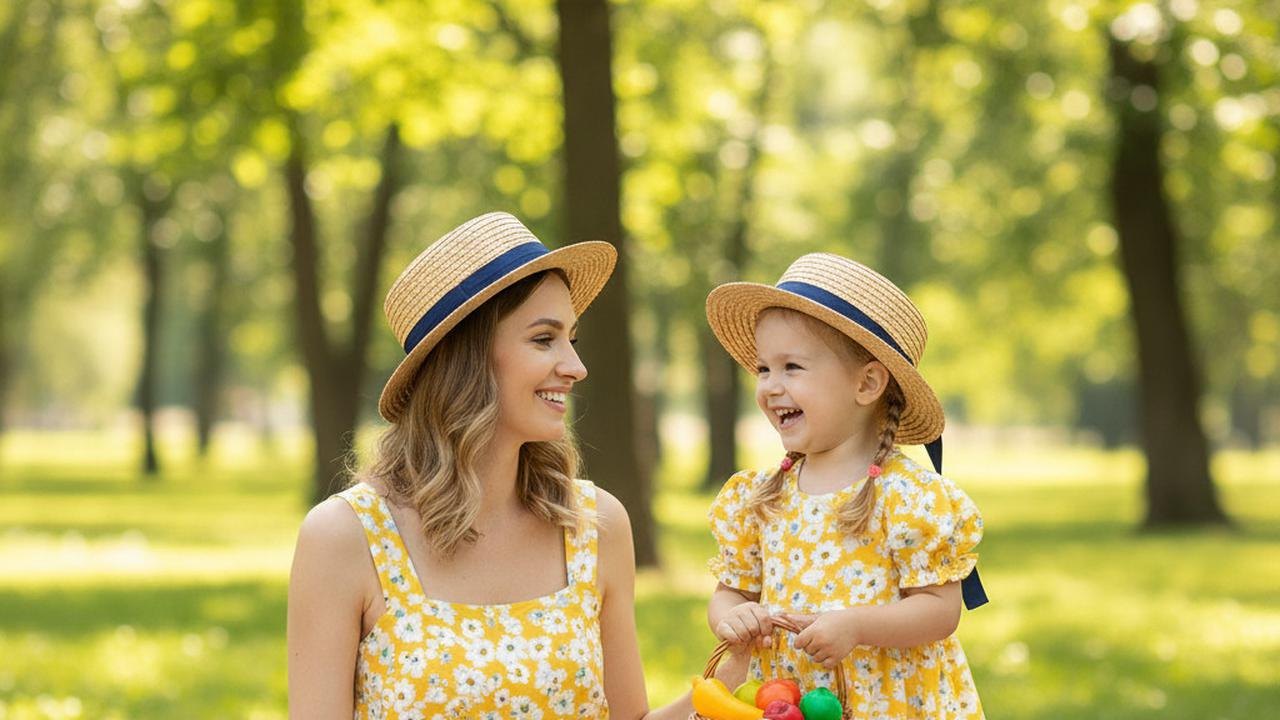 Tampil Matching, 7 Model Dress Couple Ibu dan Anak yang Elegan 2026