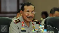 Kapolri Jenderal Pol Badrodin Haiti 2015 di Mabes Polri Jakarta, Selasa (29/12/2015) (Liputan6.com/Helmi Fithriansyah) 