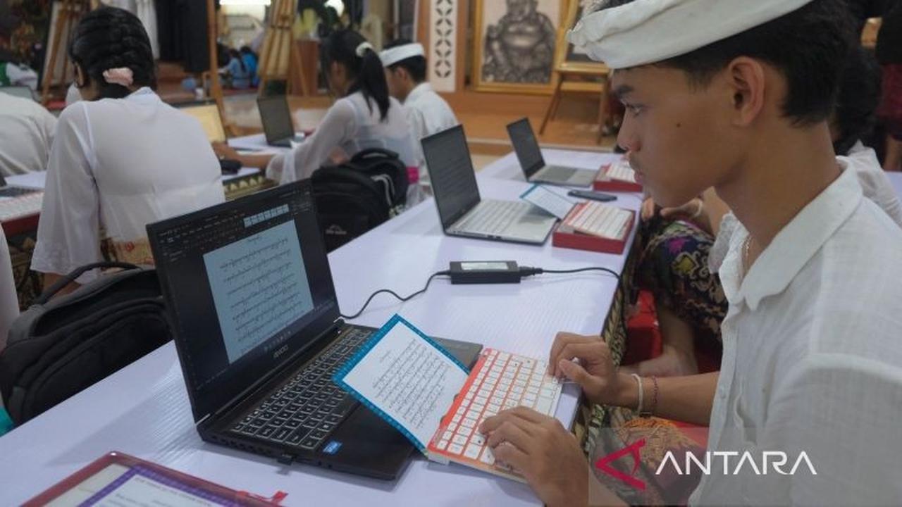 Disdikpora Bali Optimalkan Penggunaan Keyboard Aksara Bali di Sekolah