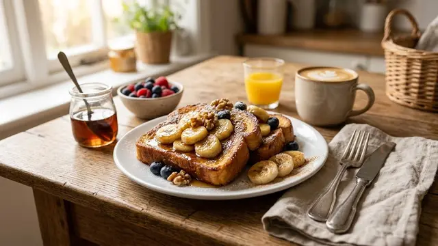 Resep French Toast Banana/AI Generated