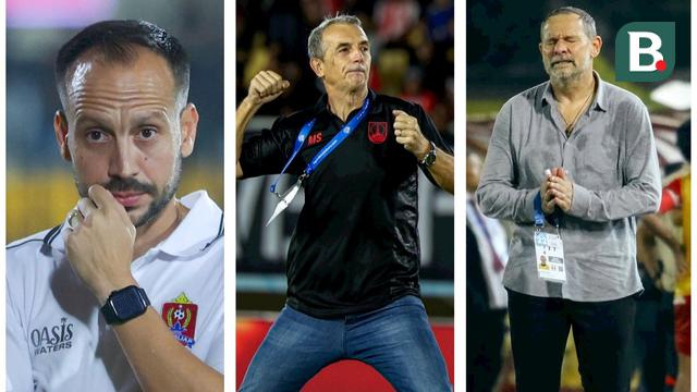 Mario Lemos, Milomir Seslija, dan Dejan Antonic - BRI Super League 2025/2026