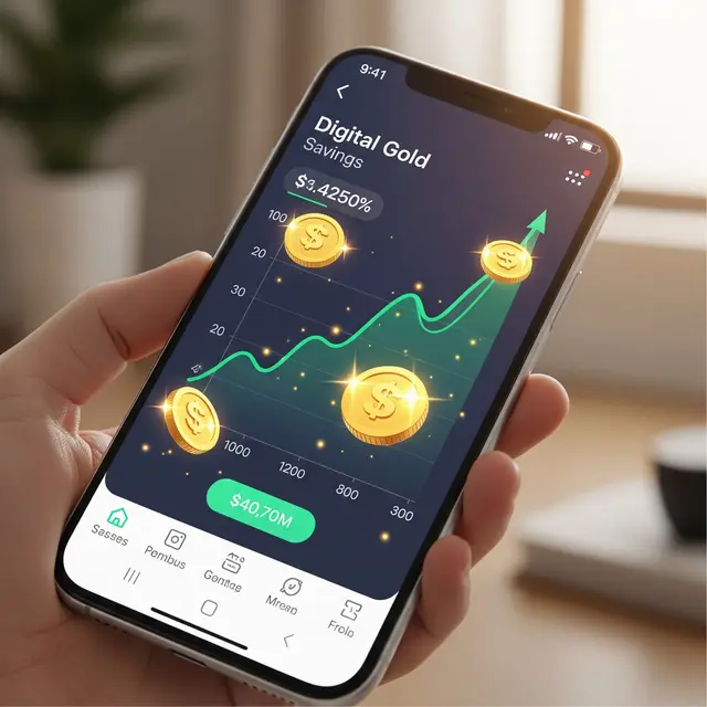 Menabung Emas Digital (AI Generated)