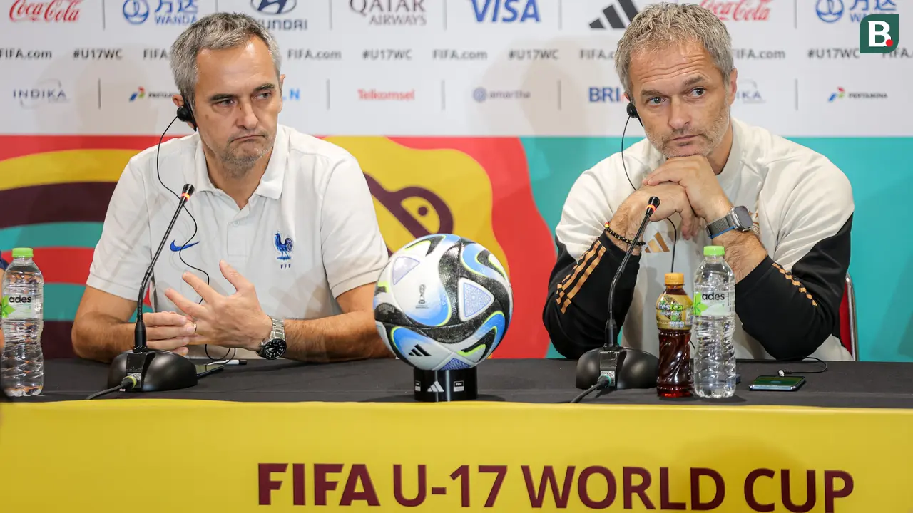 Konferensi Pers Jelang Laga Final Piala Dunia U-17 2023 antara Timnas Jerman U-17 Vs Timnas Prancis U-17