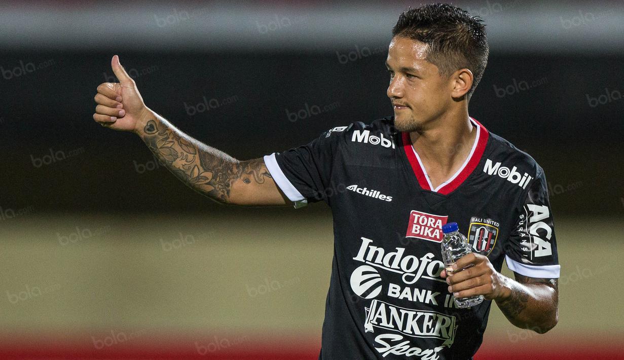 Kedepannya Irfan Bachdim berharap bisa memberikan yang terbaik untuk Bali United dan membuat tim semakin kompak. (Bola.com/Vitalis Yogi Trisna)