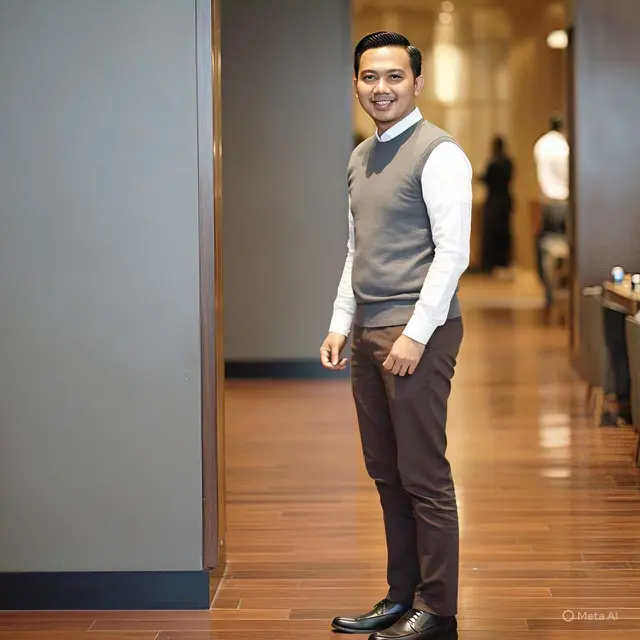 Referensi Outfit Kemeja Putih (Image by Meta AI)