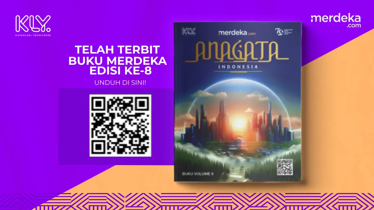 Banner Buku Anagata Indonesia terbitan Merdeka.com
