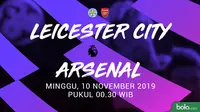 Premier League - Leicester City Vs Arsenal (Bola.com/adreanus Titus)