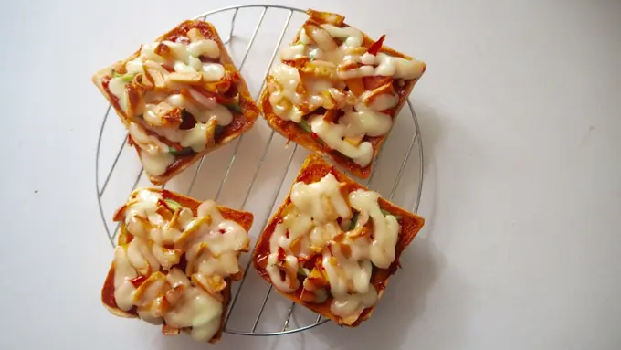 pizza roti tawar