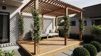 7 Gazebo Minimalis Modern untuk Taman Rumah dengan Desain Kekinian