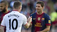 Lionel Messi dan Wayne Rooney