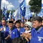 Partai Amanat Nasional (PAN) resmi mendaftarkan bakal calon legislatif (Bacaleg) ke Komisi Pemilihan Umum (KPU) RI, Jakarta Pusat, Jumat (12/5/2023). (Liputan6.com/Elza Hayarana Sahira)