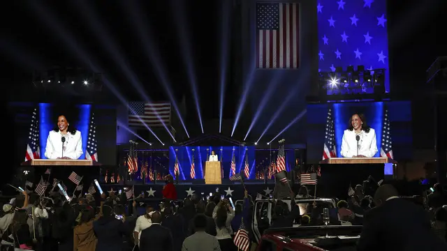 FOTO: Joe Biden - Kamala Harris Sampaikan Pidato Kemenangan Pilpres AS 2020