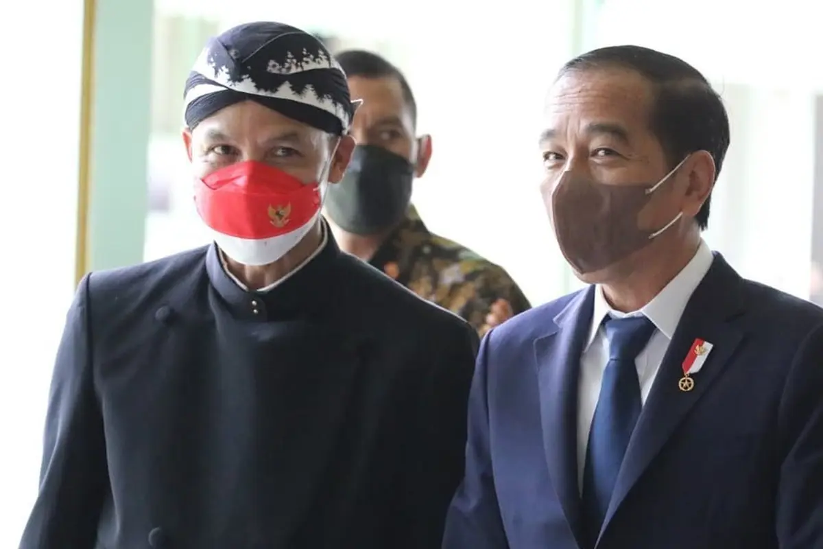 Presiden Jokowi dan Ganjar Pranowo. (Foto: Dok. Instagram @ganjar_pranowo)