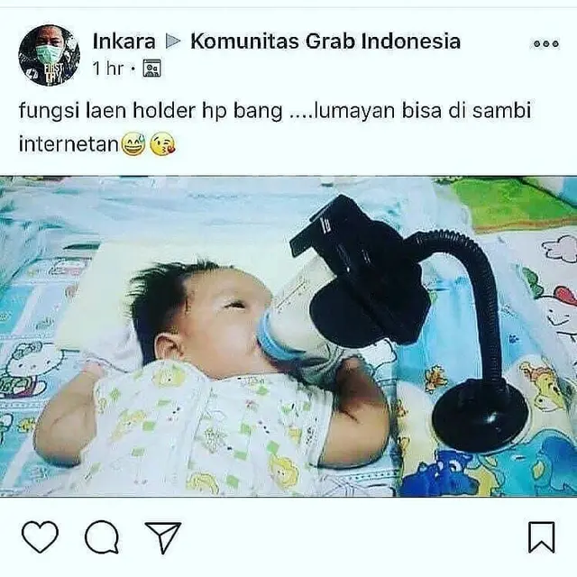 7 Potret Kocak Orangtua Beri Dot Kepada Bayi Ini Bikin Geleng Kepala