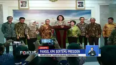 Bertemu panitia seleksi calon pimpinan KPK periode 2019-2023, Presiden Jokowi tegaskan tidak akan intervensi pemilihan pemimpin KPK.