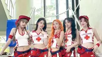 (G)I-DLE Minta Maaf Usai Pakai Logo Palang Merah Sembarangan untuk Kostum Panggung