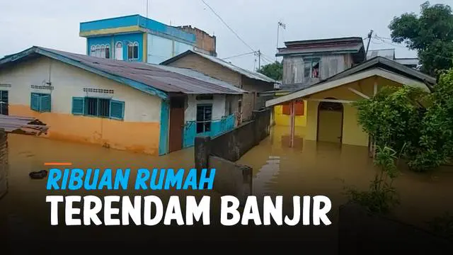Musibah banjir melanda Kota Tebing Tinggi hari Jumat (26/11) pagi. Sungai meluap hingga merendam ribuan rumah warga.