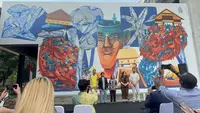 Mural Kolaborasi Seniman RI, Austria, Ukraina Bawa Pesan Krisis Iklim