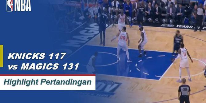 Cuplikan Hasil Pertandingan NBA : Magic 131 vs Knicks 117