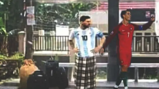 Bikin Kesal tapi Lucu, 7 Meme Messi dan Ronaldo Pulang Bareng dari Piala Dunia 2018