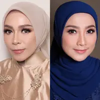 Dibantu oleh Makeup Artist @dhirmanputra, Melly Goeslaw tampak menawan dengan pulasan latte makeup look.  Complexion-nya dibuat satin finish. Kunci dari riasan ini adalah tampilan monokromatik dalam warna latte mulai dari riasan mata, pipi, sampai bibir. [@dhirmanputra].