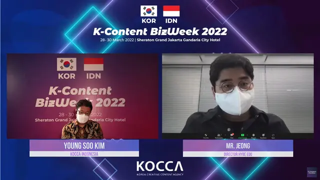 Korea Creative Content Agency (KOCCA) menggelar K-Content BizWeek 2022 di Jakarta